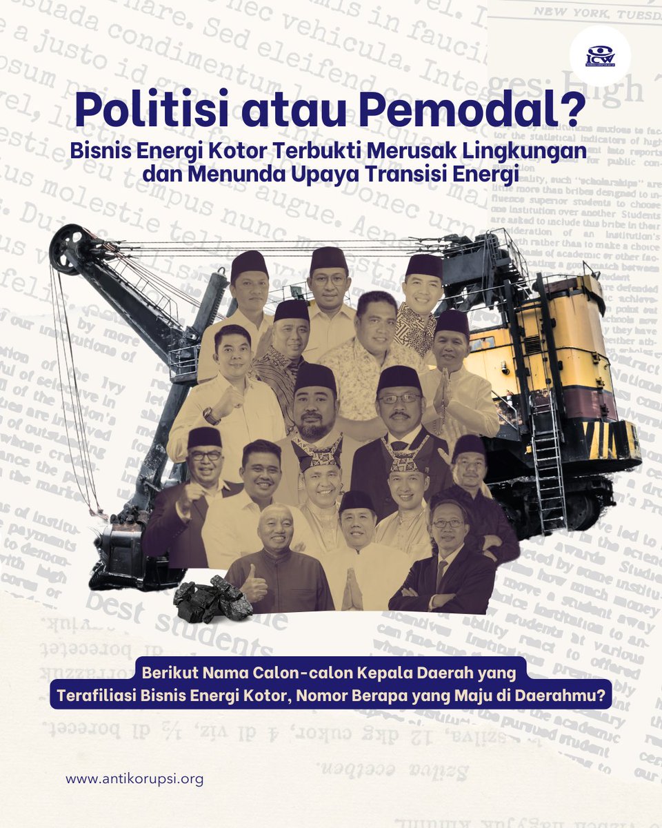 Indonesia Corruption Watch tweet media