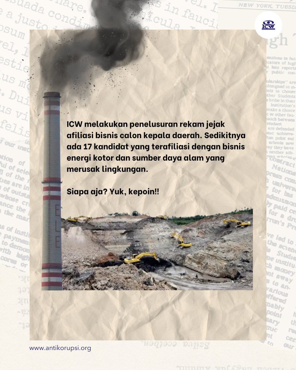 Indonesia Corruption Watch tweet media