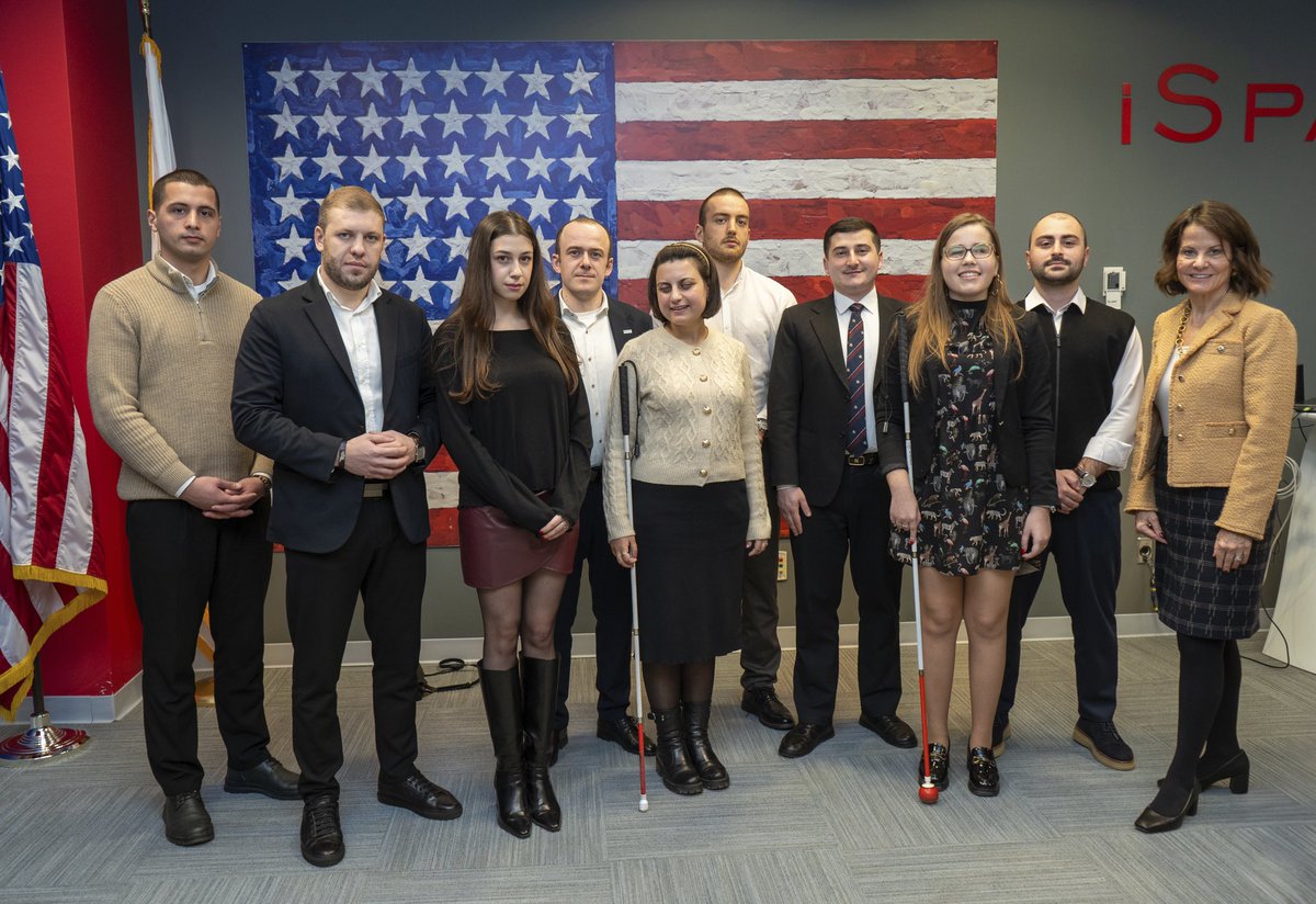At the Embassy of the United States of America in Georgia 🇺🇲🇬🇪, Ambassador Robin L. Dunnigan hosted members of the European Democracy Youth Network.