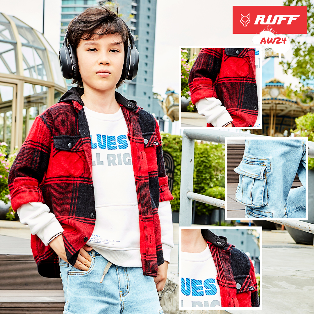 ruff_kids's tweet photo. #Outfits that match their energy and confidence. Explore our new collection and let them #GoForIt! 🌟
Explore our #AW24 collection today!

Visit the nearest store - https://t.co/J36pxLB5S2
Shop Online - https://t.co/XgKJAyb6Vr
#RUFF #WinterCollection #KidsFashion #NewCollection https://t.co/GreYTbUpND