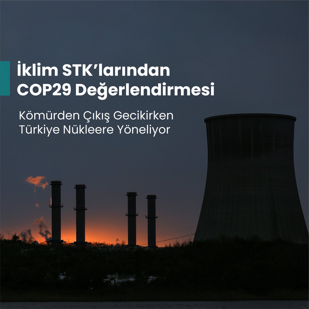 🏭 Fosil yakıtlardan çıkış ne zaman?

Türkiye, COP29 İklim Zirvesi’nde kömürden çıkış tarihi açıklamadığı gibi, nükleer enerji kapasitesini artırmayı hedefleyerek pahalı, tehlikeli ve dışa bağımlılığı artıran bir yola girdi!
