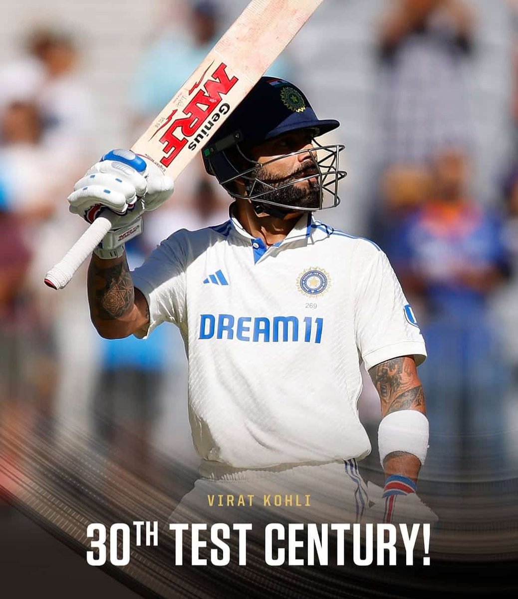 kumar7349484689's tweet photo. Virat kohli's sensational 30th test century in #INDvAUS  match 

#ViratKohli #India
 #cricket #King #TestCricket https://t.co/5xqSrC4PhJ