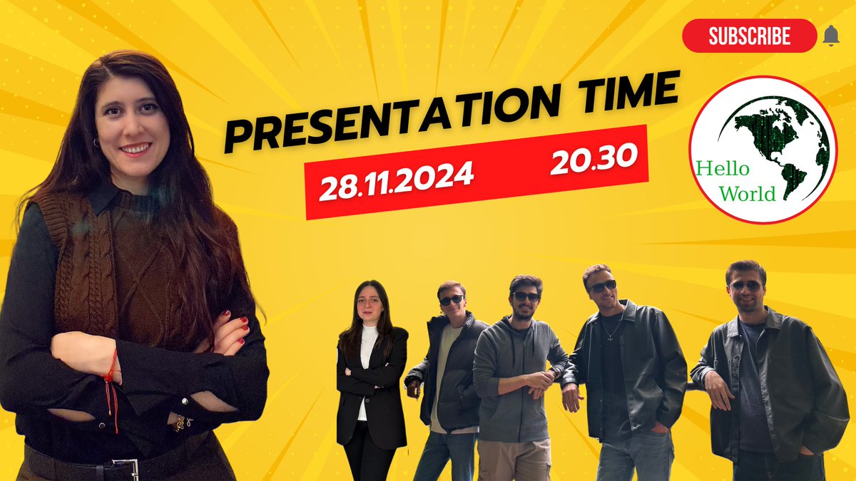 28 kasım perşembe canlı yayınımız var, 3 farklı konu üzerinde sunumlarla sohbet havasında ilerleyeceğimiz yayına herkesi bekleriz! 🥳

yayın linki: youtube.com/watch?v=eUixMZ…