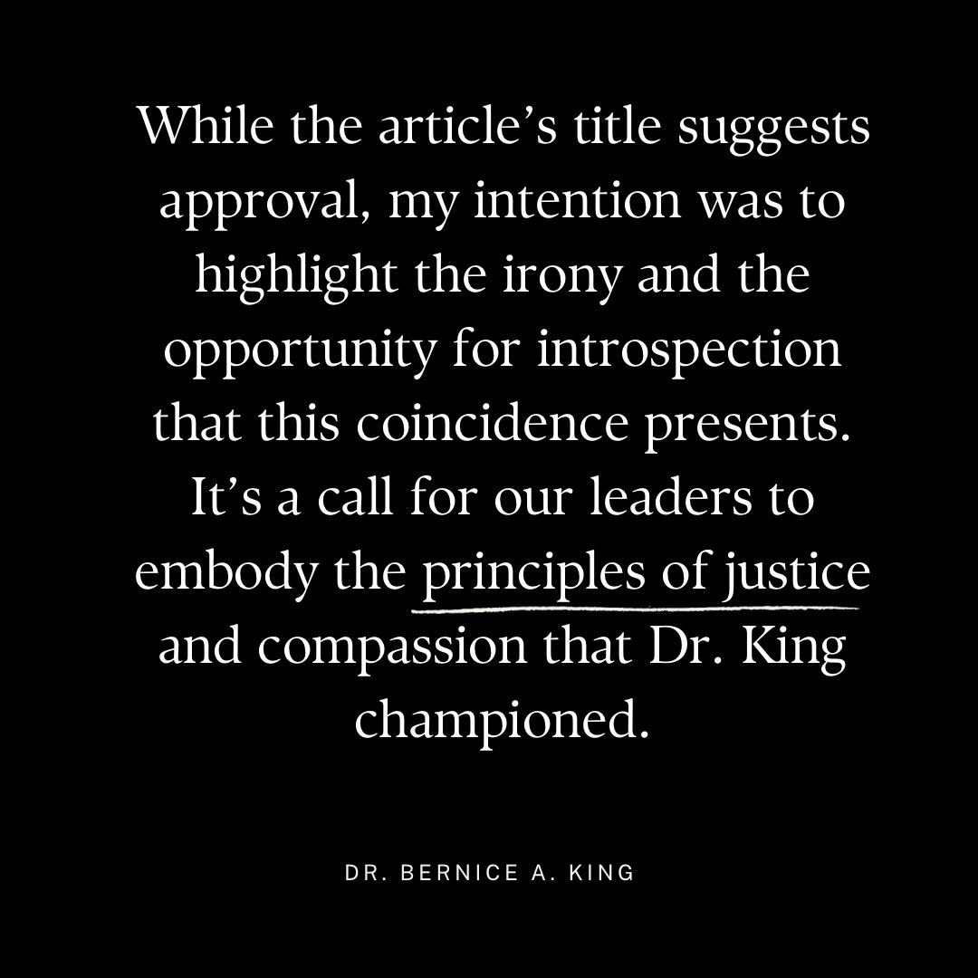 BerniceKing's tweet image. A wake-up call! Where Do We Go from Here? CHAOS OR COMMUNITY.

We have a choice. We can still fight to protect Freedom, Justice, and Democracy through the spirit of #Nonviolence365 and by choosing community over chaos.

#MissionPossible #2025KingHoliday #Inauguration2025
