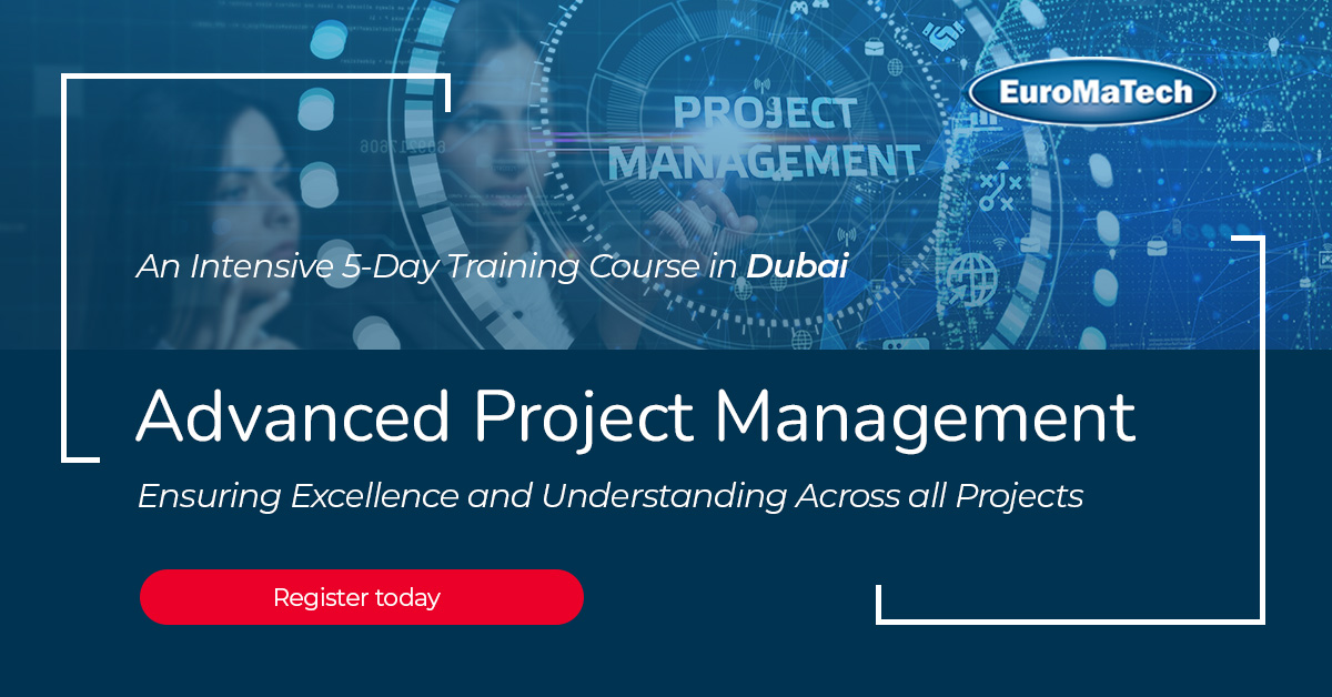 euromatech's tweet photo. Advanced Project Management

Register today>>
https://t.co/vvm8LGyZRd

#advancedprojectmanagement #projectleadership #riskmanagement #stakeholderengagement #strategicplanning #pmi #euromatech https://t.co/H0oZFU6TOE