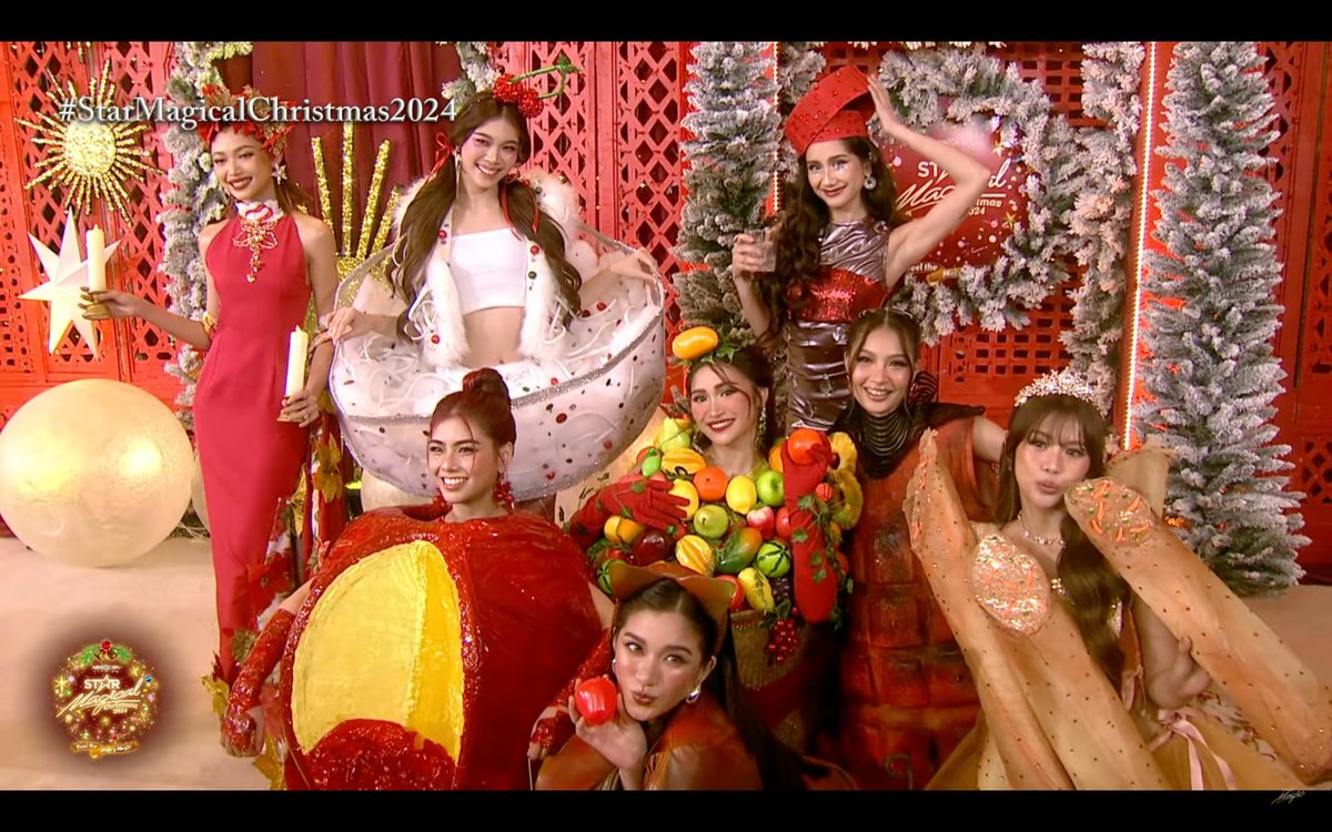 hallyupotter's tweet photo. BINI AS FOOD SA NOCHE BUENA 

BINI JOINS MAGICAL NIGHT

#BINIatStarMagicalChristmas2024
#BINI @BINI_ph https://t.co/2RgmSDYaZt
