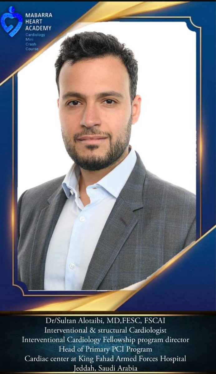 MABBRA HEART ACADEMY ( MHA SCIENTIFIC TEAM) (@mhaeam12629) on Twitter photo An Intravascular Ultrasound (IVUS) lecture provides an in-depth understanding of a cutting-edge imaging technology used in cardiovacular medicine.
Introduced by our distinguished guest and speaker Dr Sultan Alotaibi MD MSc FESC FSCAI
<a href="/Sultanotb/">Sultan Alotaibi</a> An Intravascular Ultrasound (IVUS) lecture provides an in-depth understanding of a cutting-edge imaging technology used in cardiovacular medicine.
Introduced by our distinguished guest and speaker Dr Sultan Alotaibi MD MSc FESC FSCAI
<a href="/Sultanotb/">Sultan Alotaibi</a>