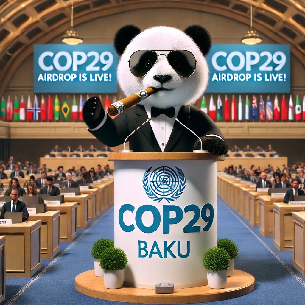 $PAB airdrop also at the COP29 🚀🌎

Don’t worry there’s enough $PAB for everyone !🚀

Drop your $SOL address below, Follow 🔔 &amp; RT 👇🏻

Every wallet gets $PAB 🚀

$PAB will launch soon.
$SOL #SOLANA #AIRDROP $bome $wif $ACT $PNUT $GOAT $BAN #SolanaAirdrop