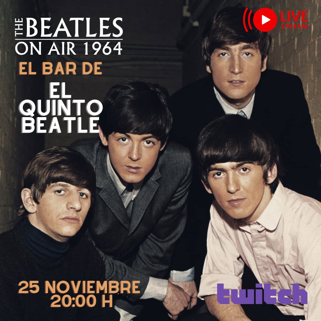 El5Beatle's tweet photo. 🎙✨ Mañana a las 20:00 h en Twitch: “El Bar de El Quinto Beatle”.

Hablaremos de:
🎸 Las declaraciones de John Lennon sobre preferir músicos de sesión.
🎤 La gira de Paul McCartney.
💿 Coke Belda y su disco favorito de Paul.

🕒 ¡No te lo pierdas! #TheBeatles #TwitchLive https://t.co/i3sGpGbwSR