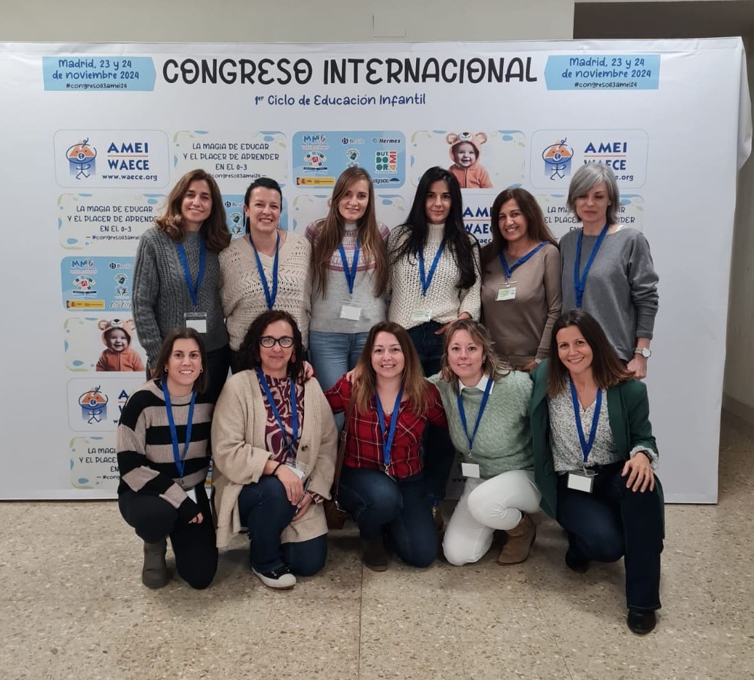#escuelaskoalacyl <a href="/Clece_/">CLECE</a> presentes y aprendiendo cada día en el Congreso <a href="/ameiwaece/">AMEI-WAECE</a>  la magia de educar y el placer de aprender