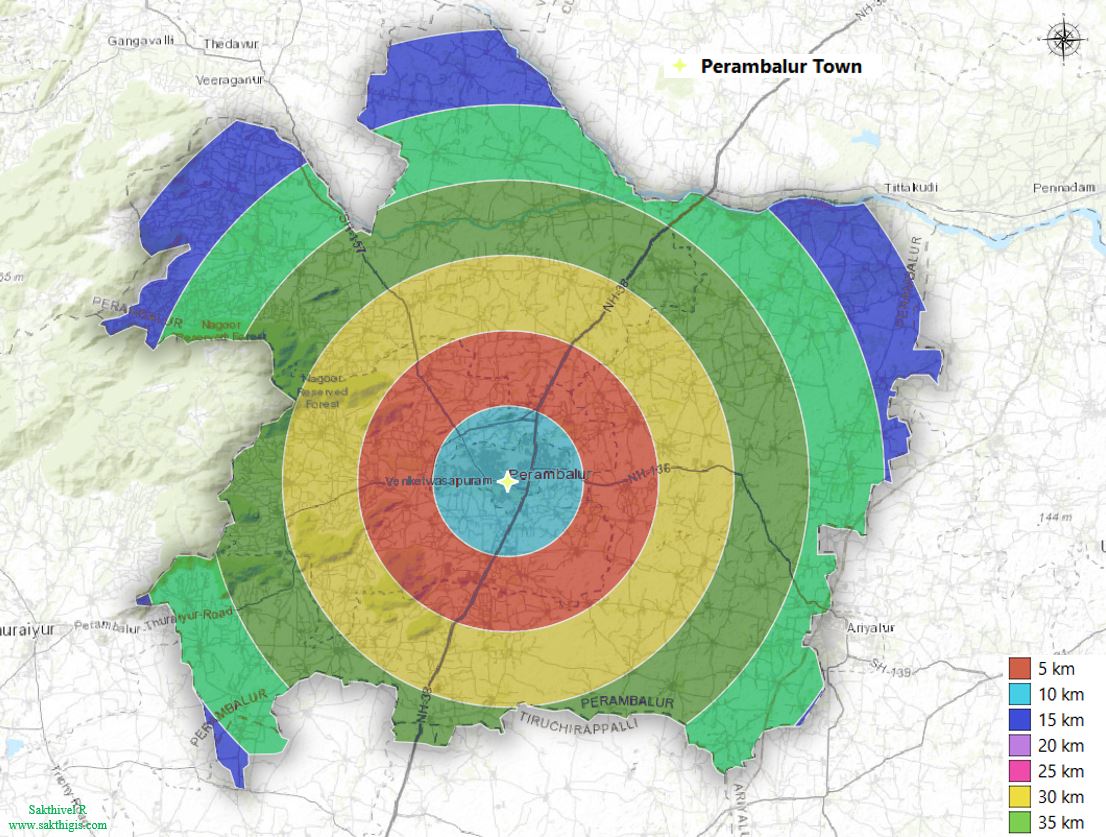 Day 24 of the #30DayMapChallenge: Only Circular Shapes

𝗠𝗮𝗽: 𝗣𝗲𝗿𝗮𝗺𝗯𝗮𝗹𝘂𝗿 𝗧𝗼𝘄𝗻 𝗕𝘂𝗳𝗳𝗲𝗿𝘀

This map illustrates different kilometer buffers extending from Perambalur town to various locations within Perambalur district.