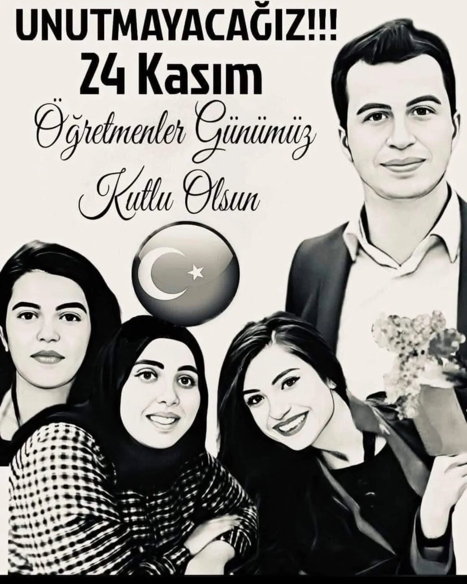 Bütün öğretmenlerimizin 24 Kasım Öğretmenler Gününü kutluyorum.Şehit öğretmenlerimize Cenab-ı Allahtan rahmetler diliyorum