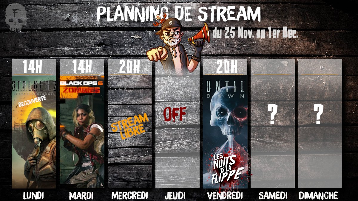 la semaine pro à la FraKasserie !
👉twitch.tv/captain_frakas