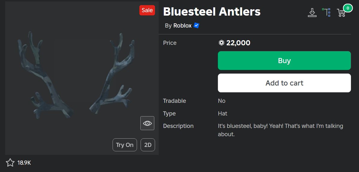 🚨 Roblox Limited Giveaway! 🚨

I'm giving away Bluesteel Antlers (22,000 Robux) 🎉

To enter:

Like This Tweet ❤️
Retweet This Tweet 🔄

First come, first serve — act fast! 🕙

Thanks to Roblox for providing the code! 🙌