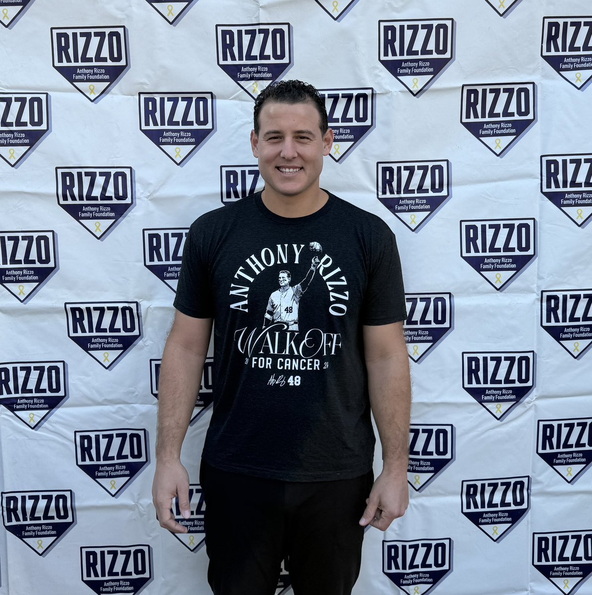 Walking it off this morning with <a href="/ARizzo44/">Anthony Rizzo</a> at his annual fundraiser to raise money for pediatric cancer patients, families, and research. 

Happy to be connected to this event for so many years through <a href="/JDCHospital/">Joe DiMaggio Children's Hospital</a>