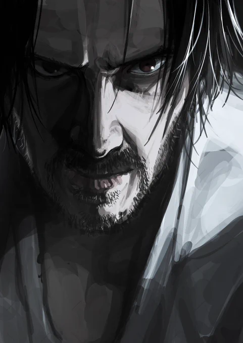 85日目 ジョン・ウィック(演:キアヌ・リーブス)/ジョン・ウィック#100日チャレンジ #John_Wick 