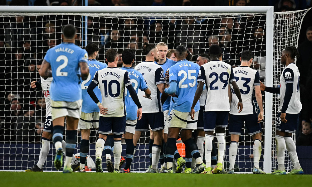 টটেনহ্যামের কাছে ৪-০ গোলে বিধ্বস্ত ম্যানসিটি