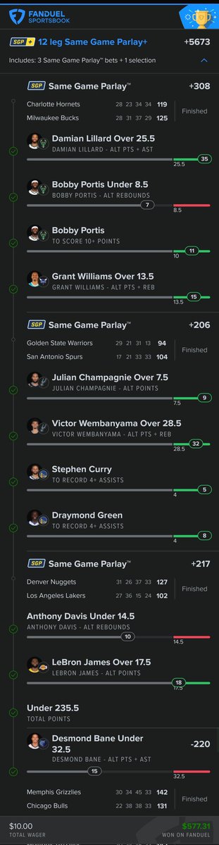 DaLottoTwins's tweet photo. We smacked a small lotto last night 🫡 king James and AD for cashing the last legs https://t.co/n5bAZBDrMt