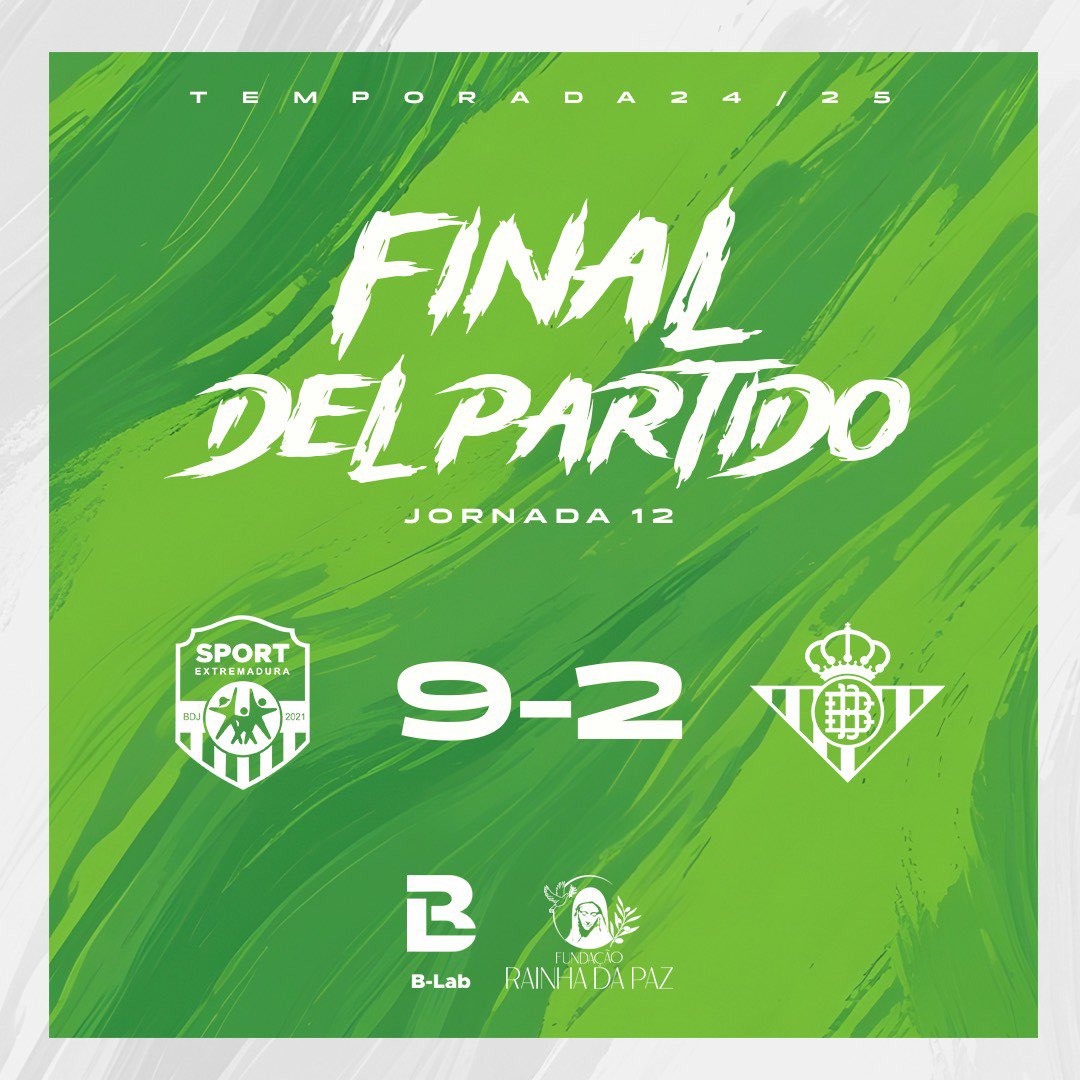 🔚 FINAL 9️⃣-2️⃣

¡E S P E C T A C U L A R victoria de las nuestras! 📈🔝

Nos quedamos sin palabras para describir lo que hemos vivido hoy en nuestra casa 🙌

¡Gracias de corazón por hacerlo posible! 💚💚

#FútbolconCorazón #SPORTEXT