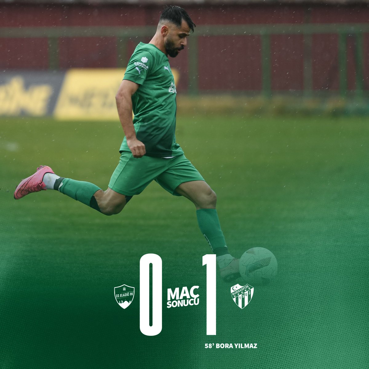 BursasporSk's tweet photo. 🚨MAÇ SONUCU

23 Elazığ FK 0 - 1 Bursaspor 💪 https://t.co/I21Ulyaaoi