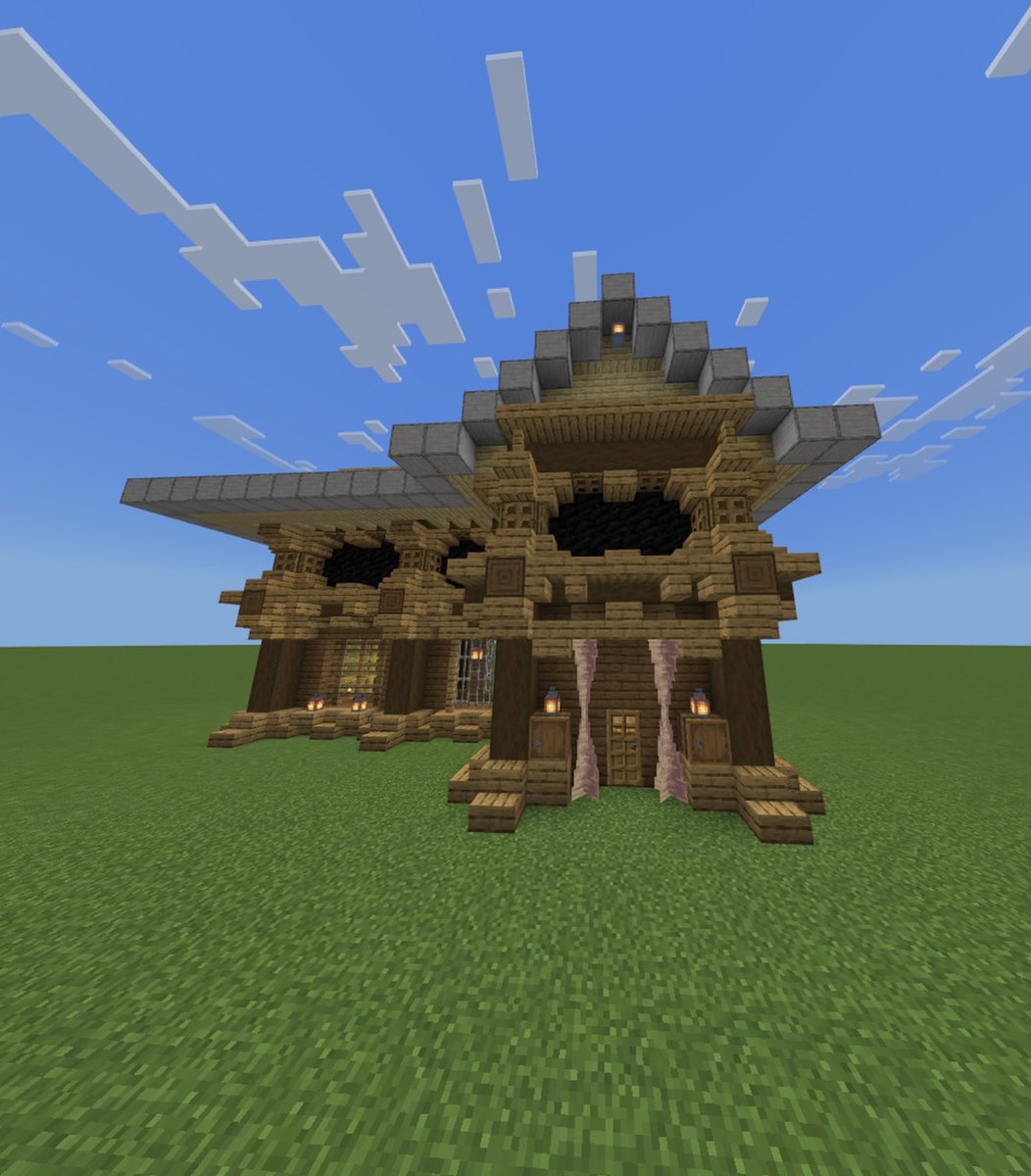 Tchan111111's tweet photo. #Minecraft #マイクラ #マイクラ建築
和風の家 https://t.co/1D7dUpjPSv