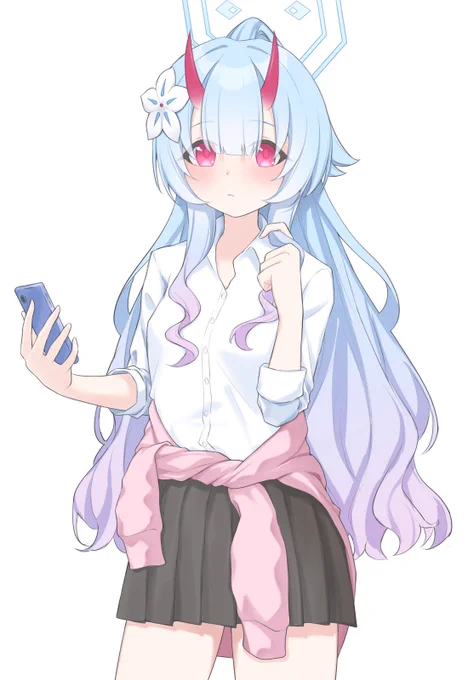 チセにお願いしてギャルになってもらった #ブルアカ