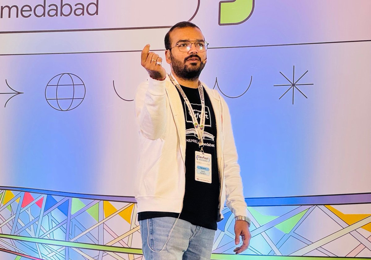 Nishith_Guides's tweet photo. Excited to share my experience at 10th Edition of #DevFestAhm! 🎉

What an incredible event that exceeded all expectations! The dedication and hard work of the organizing team truly paid off, delivering an exceptional tech conference that set new benchmarks.

#GDG #DevFest2024 https://t.co/lSS9VP2EDb
