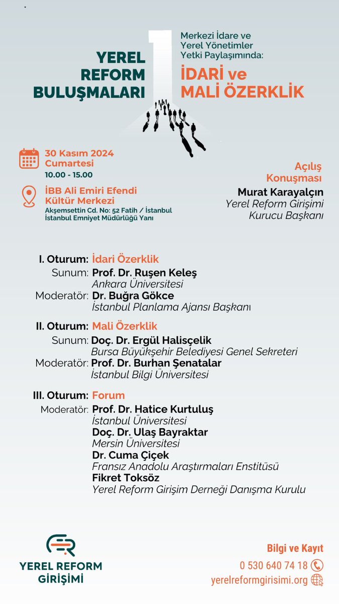 Yerel reform girişimi olarak katılım ve desteğinizi bekliyoruz.