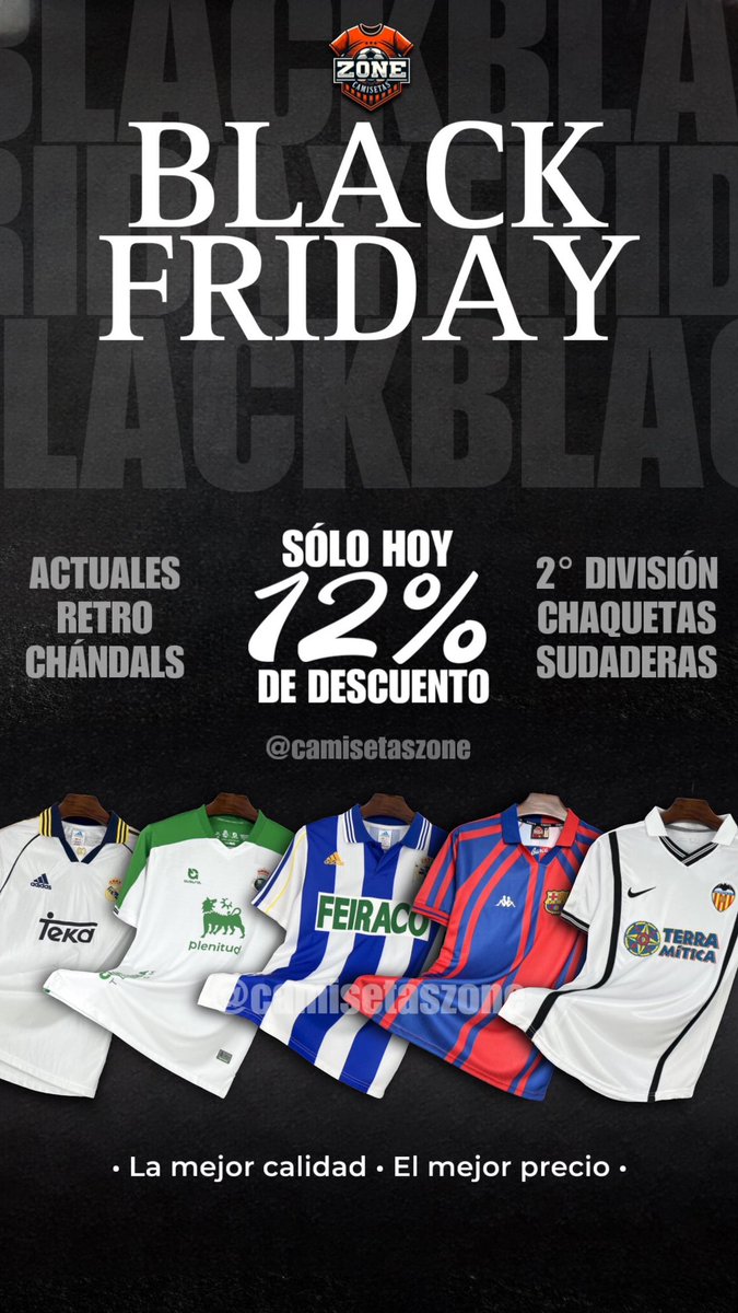 HOY TODO EL CATÁLOGO CON UN 12% DE DESCUENTO ‼️‼️

linktree.com/camisetaszone