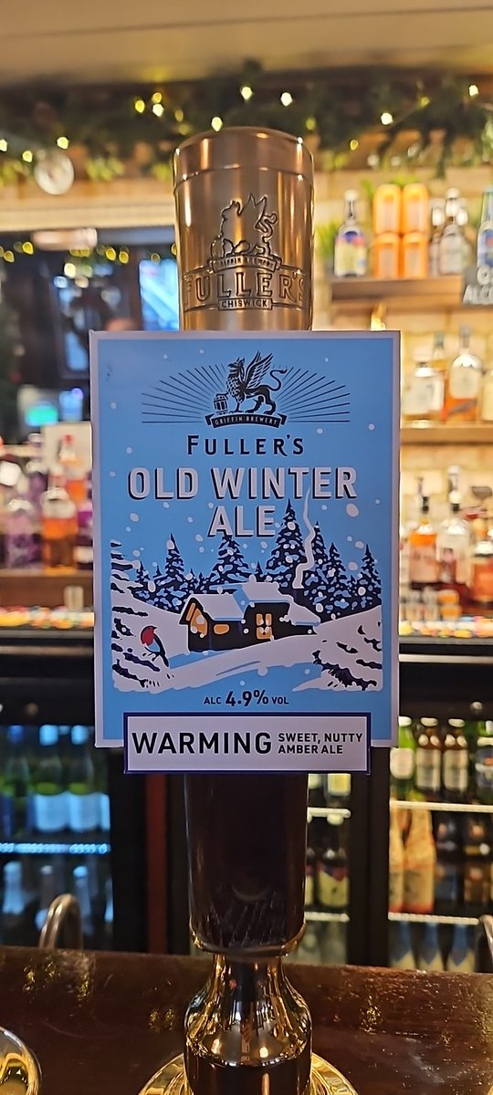New ale on tap 🍻

Old Winter Ale
<a href="/JackHornerPub/">The Jack Horner</a>
#onlyinthepub #Ales #pub #fullers
