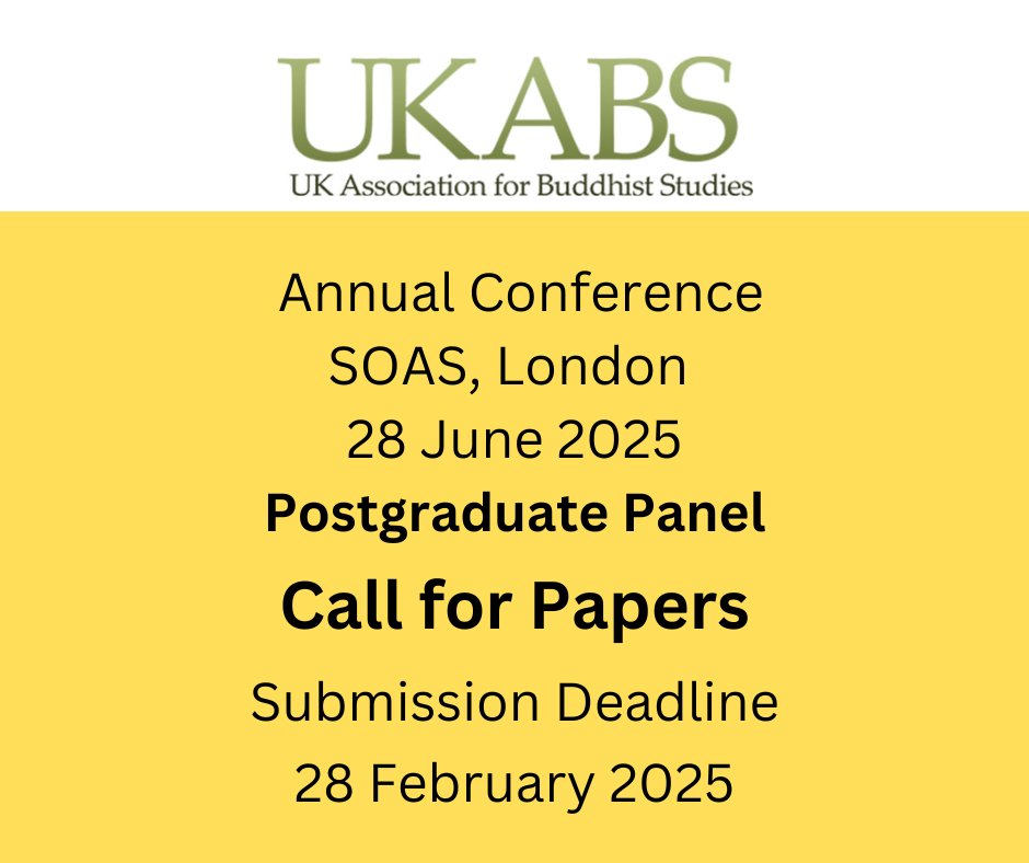 UKABS 2025 Conference &gt; PF panel CfP
For more info:
ukabs.org.uk/conferences/cu…