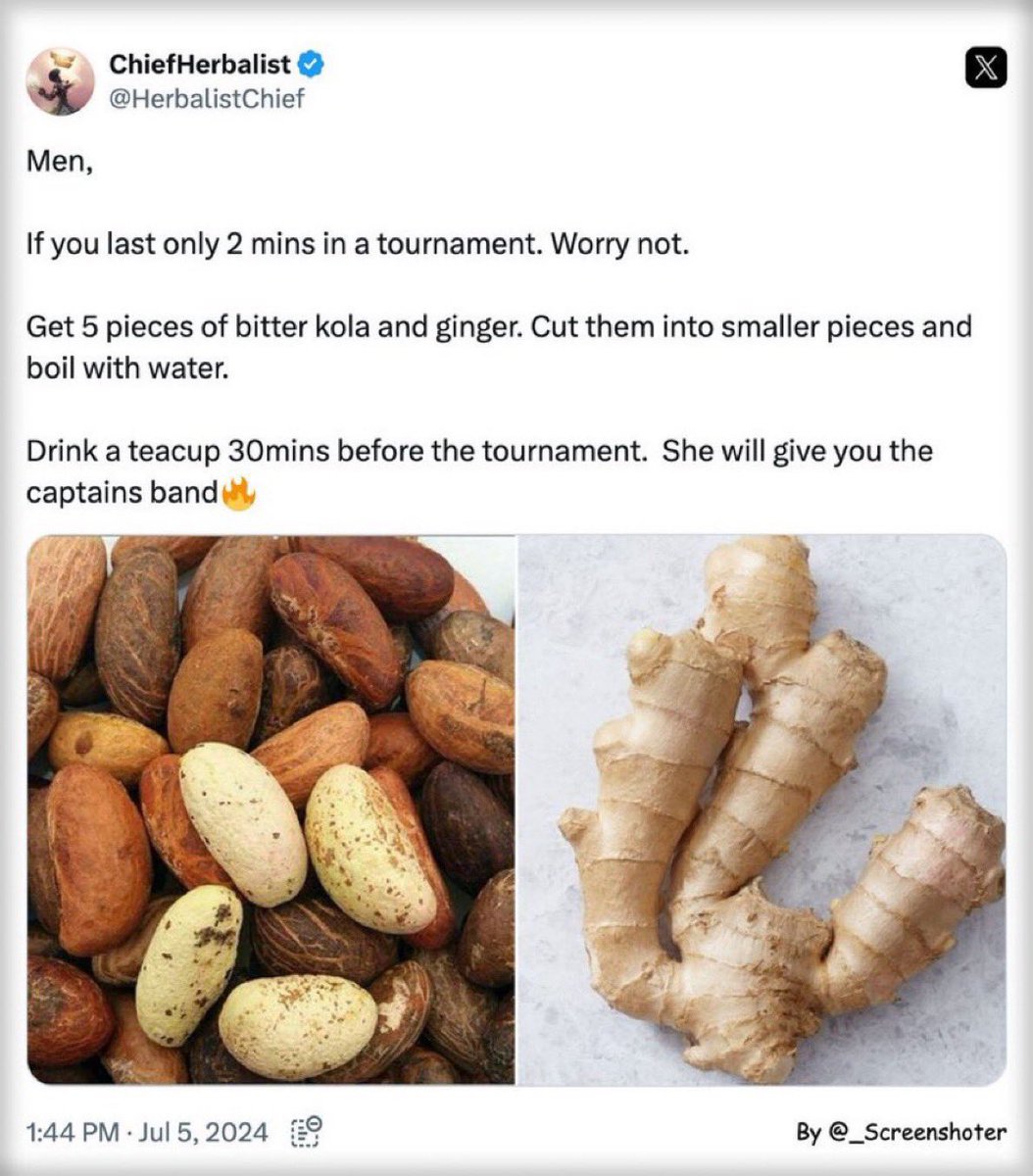 HerbalistChief's tweet image. Bro update don drop ooo
