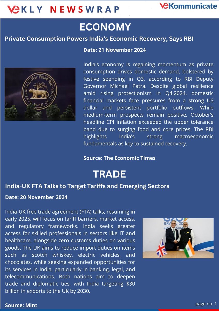 VeKpolicy's tweet photo. VeKly News Wrap- 107 Edition 

#economy #trade #Pharma #automotive l https://t.co/rYEKSHRgeP