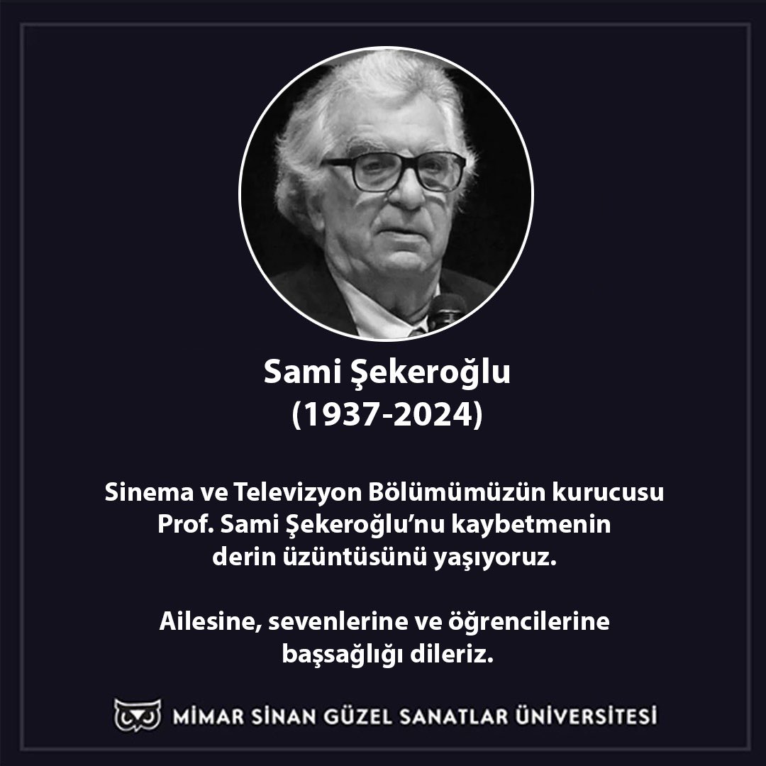 #SamiŞekeroğlu
#msgsü