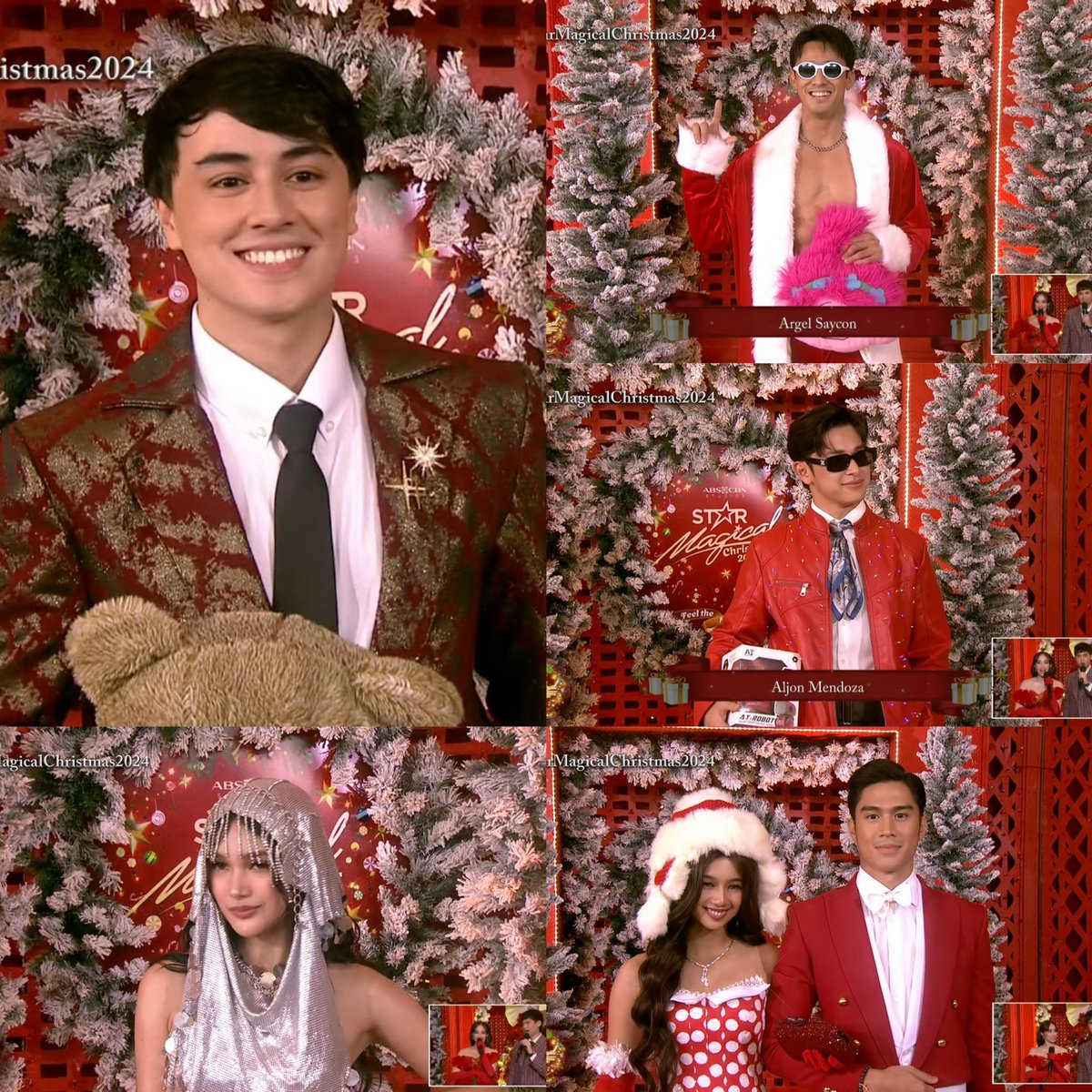 kowalerts's tweet photo. Edward Barbers, Argel Saycon, Aljon Mendoza, Karina Bautista, Kaori Oinuma at Jeremiah Lisbo #StarMagicalChristmas2024 https://t.co/VlhUC8zeEn