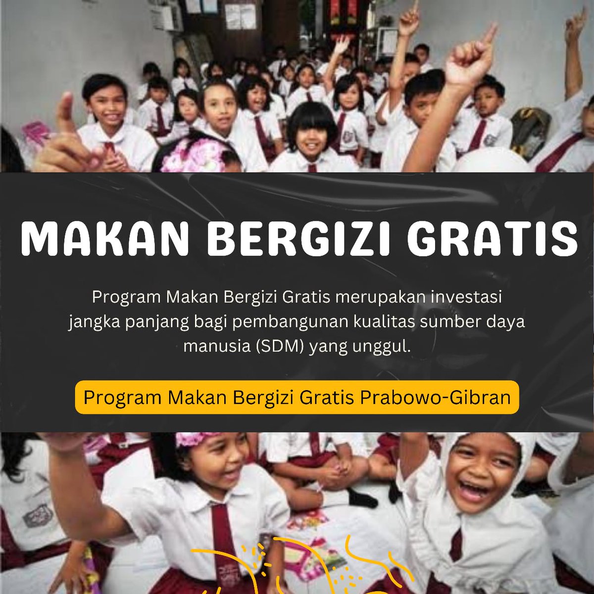 0pinimerdeka's tweet photo. Makan Bergizi Gratis merupakan investasi besar bangsa Indonesia yang bisa meningkatkan perekonomian dan pengembangan sumber daya manusia Indonesia
#makangratis #makanbergizigratis #programprabowogibran https://t.co/f5BihVvbBi