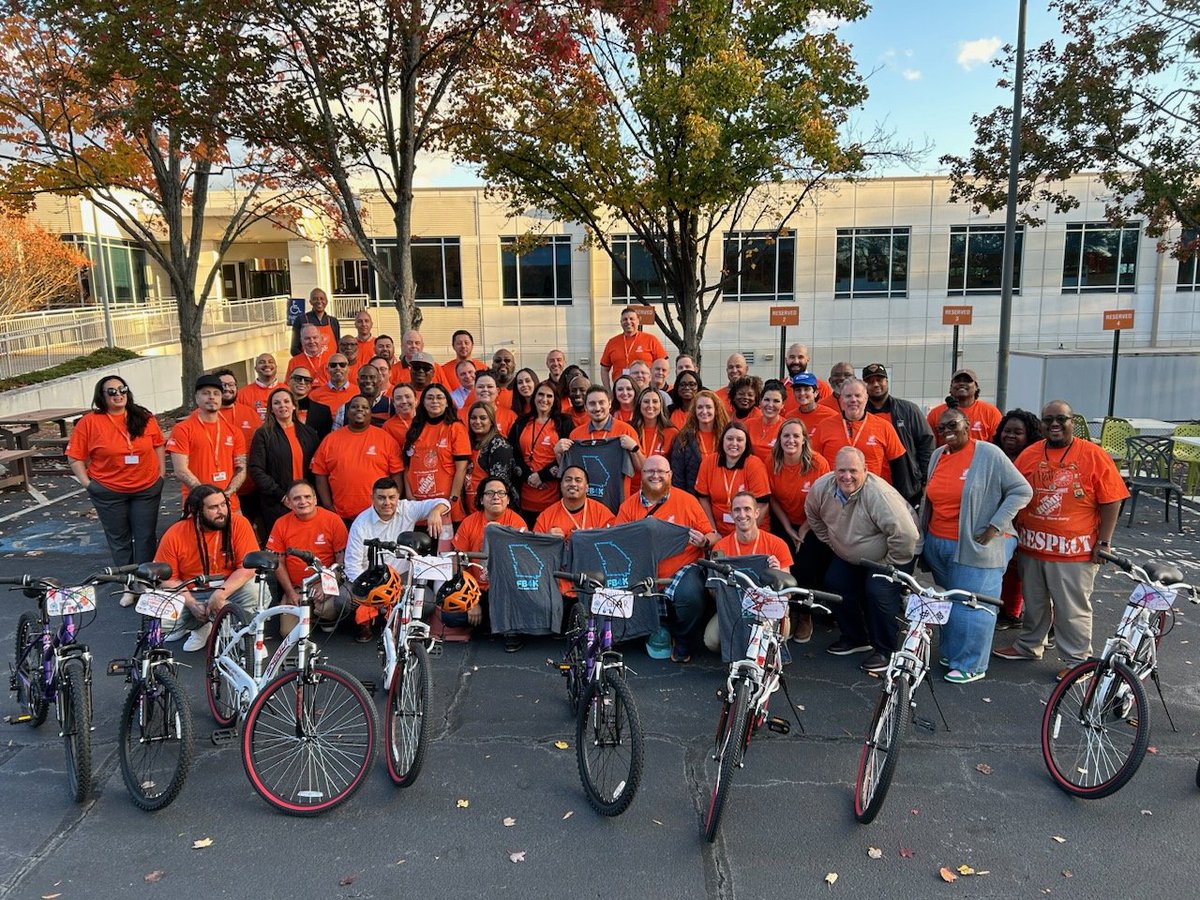 FB4K Atlanta (@fb4katlanta) on Twitter photo "A huge thank you to <a href="/HomeDepot/">The Home Depot</a> for teaming up with us for an incredible bike build day! 🧡 We’re so grateful for the support of amazing neighbors right in our backyard! #BleedOrange #HomeDepot "A huge thank you to <a href="/HomeDepot/">The Home Depot</a> for teaming up with us for an incredible bike build day! 🧡 We’re so grateful for the support of amazing neighbors right in our backyard! #BleedOrange #HomeDepot