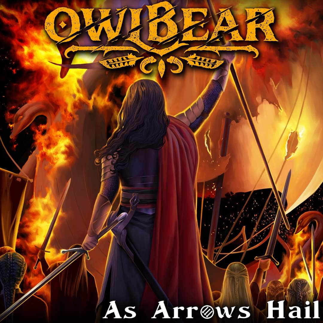 KatyVScary's tweet image. Boring ass metalheads told us we were too controversial on stage at the last festival. Now we're just straight up putting an antifa logo on our album art.
New Owlbear single on December 6th