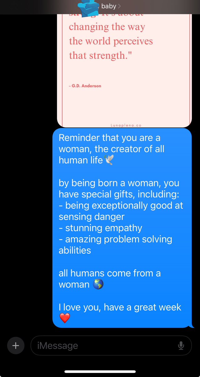 messaging my baby sister

invest in our girls 🥹