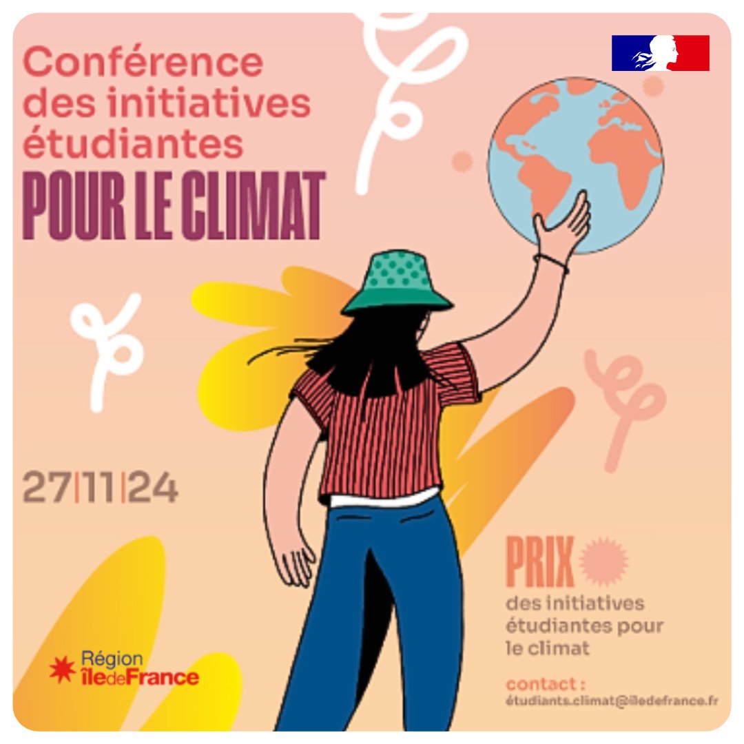 🌍  Intéressé·es par les questions d’enjeux climatiques ? 

La conférence des initiatives étudiantes pour le climat est faite pour vous !