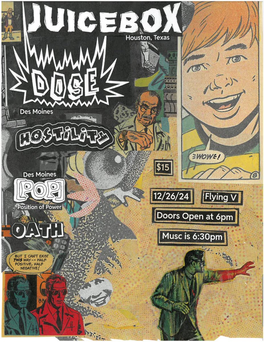 booked this with agnes for our friends in <a href="/Juiceboxhc/">🧃</a> and <a href="/doseisaband/">DOSE</a> 

12/26 at flying v. $15. be there and dance.