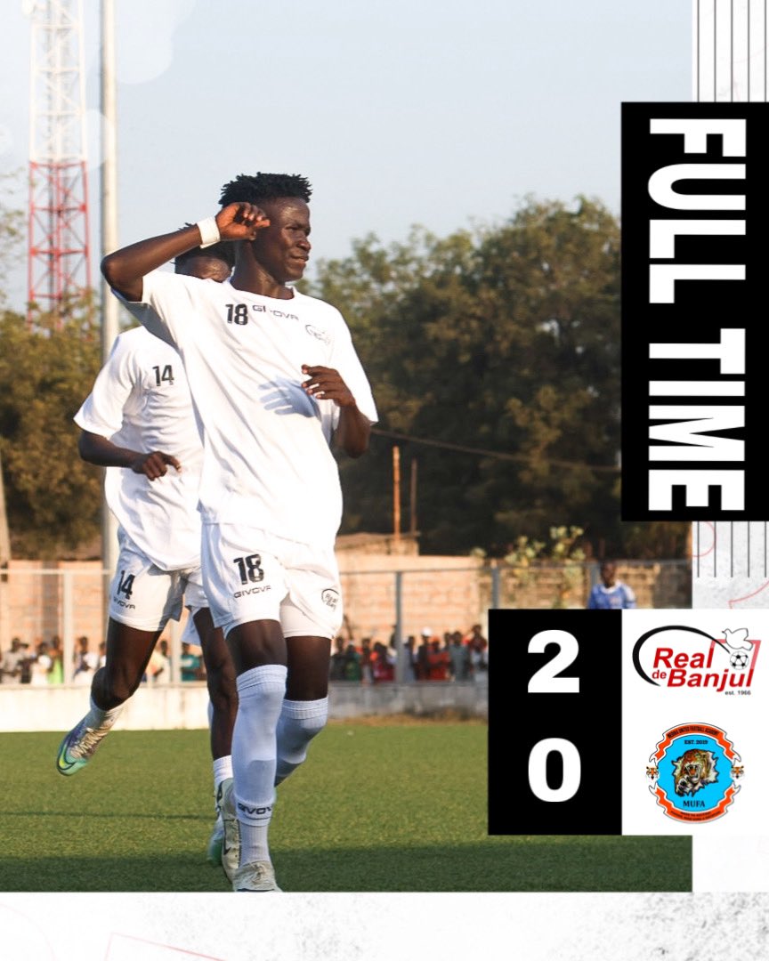 FULL-TIME. The City Boys indeed cruise past Medina to clinch the 2024/25 GFF Super Cup 🤍🥰🎉👏🏽!

Congratulations to all the Whites around the globe 🤗!

#rdbmed #gffsupercup #boxbar #cityboys