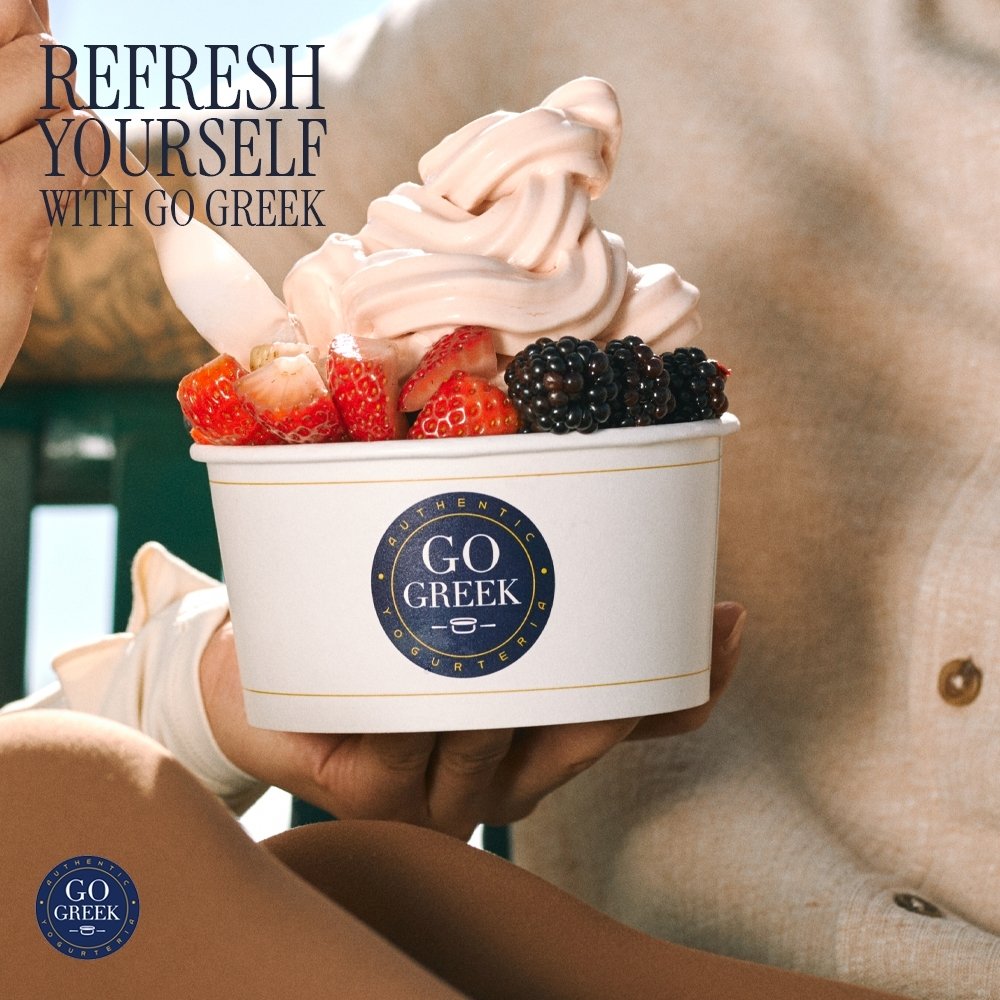 GoGreekYogurtSa's tweet photo. Treat yourself to a refreshing and healthy snack with GoGreek™ . Fresh berries and creamy yogurt in every bite! 

#gogreek #healthy_breakfast 
#vegan #healthy #hot_drinks #vegan_papaya_guava_mix  #Chai_latte #Riyadh_Seasons #Riyadh_cafe #Life_Style https://t.co/iNZNaLB8lp