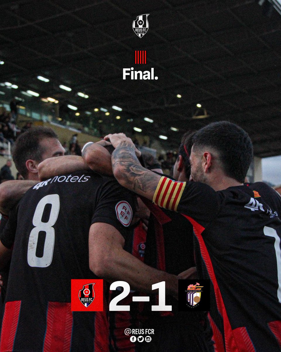 FINAAAAAAAL A L’ESTADI‼️

⚽️ Ramon Folch (6’)
⚽️ Joan Torrents (30’)