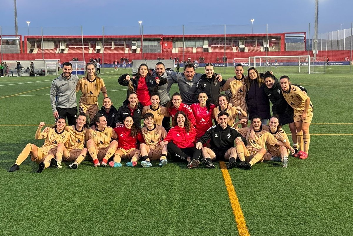 SDEibar's tweet photo. 💪 La SD Eibar se va de dulce de Alcalá de Henares.

➕ Tanto el primer equipo femenino (1-1) como el B (0-3) han logrado puntuar ante el Atlético de Madrid este fin de semana.

#EibarFem | #BetiArmaginak ⚔️ https://t.co/TKnT5oBlzk