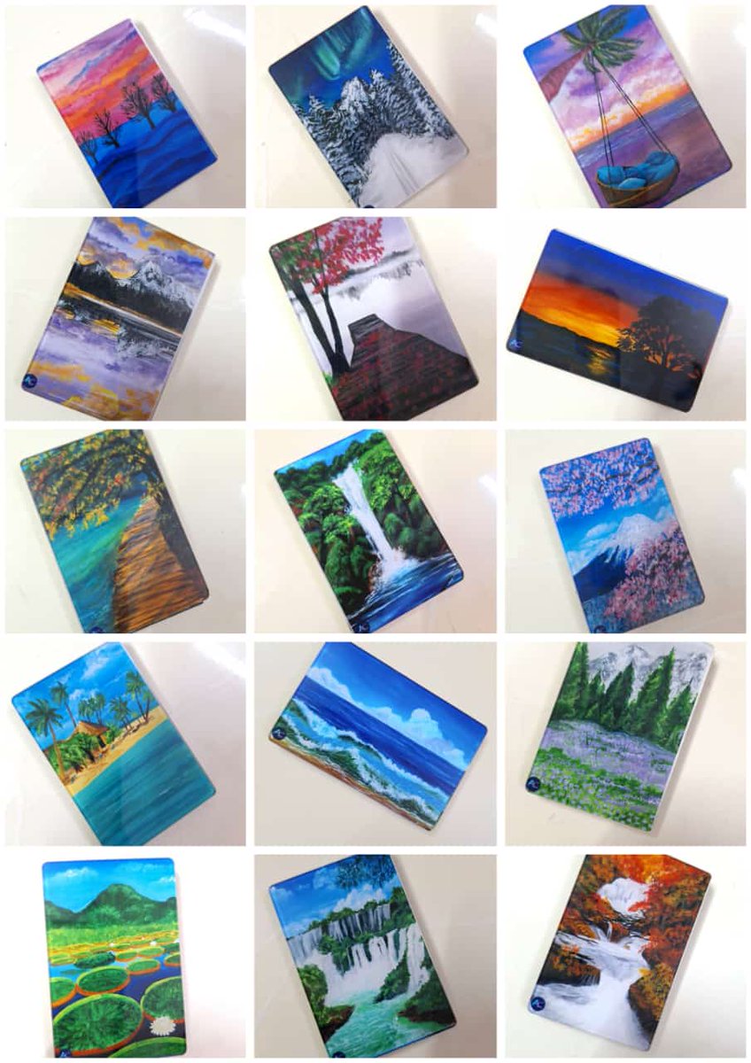 Avi_canvas's tweet photo. Hi all!These are fridge magnets with my paintings in acrylic material with magnet covering the entire backside so that it won't fall off!
Size : 3x2 inches

For Black Friday sale and upcoming holidays, these are available on my Artistree shop at a much lower price ✨ https://t.co/IYS0G4X0Ca