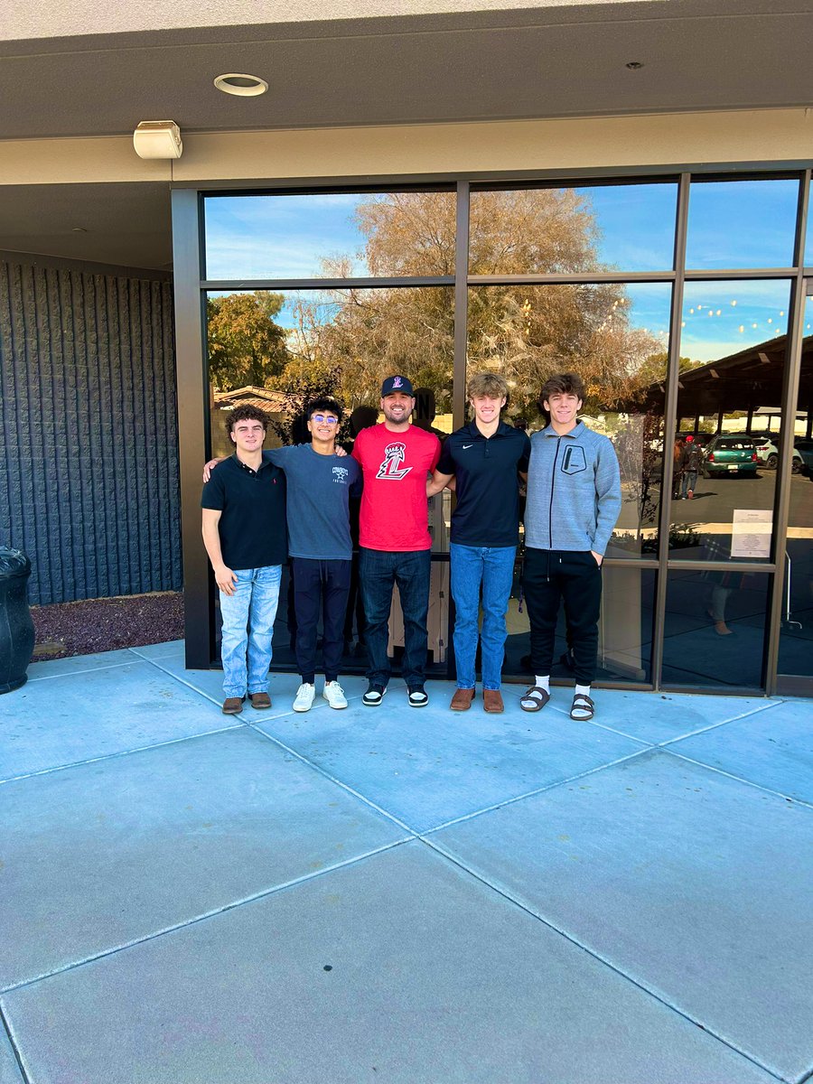 What an honor to bring a few players to the church that changed my life this morning! God is absolutely good!