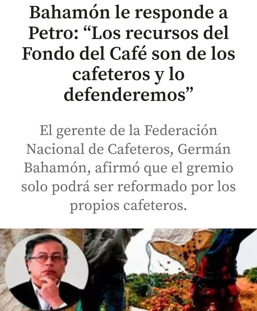 pastoracorrupta's tweet photo. @JulianRoman Uno, el precio internacional del café no depende del gobierno Petro. Y dos, por supuesto que va bien, todo lo que NO está en manos de Petro, florece😌 https://t.co/h1T2PCURtb