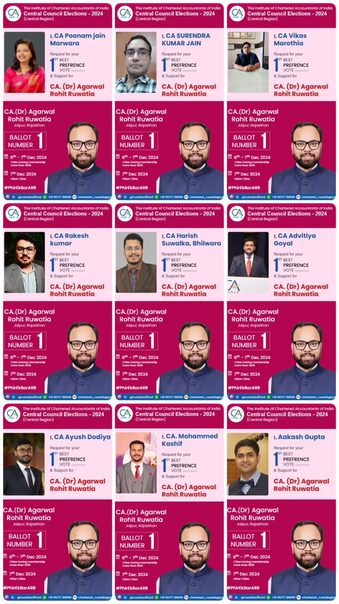 ruwatiaofficial's tweet photo. Thanks a lot, team members, for your continued support and dedication. Your efforts are truly appreciated and make all the difference in this journey. Together, we will achieve great success!
#ThankYou #ISupportARR #PhirEkBarARR #BandaApnaNekHai_BallotNumberEkHai https://t.co/TzL7keI0PP
