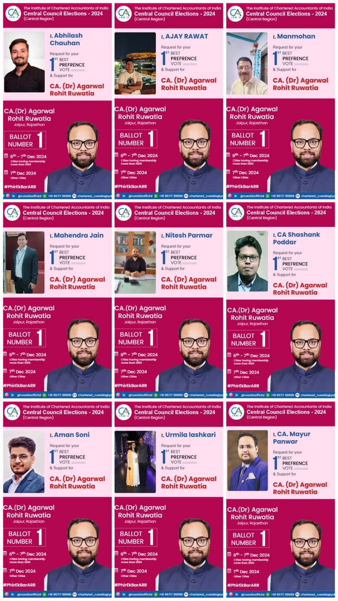 ruwatiaofficial's tweet photo. Thanks a lot, team members, for your continued support and dedication. Your efforts are truly appreciated and make all the difference in this journey. Together, we will achieve great success!
#ThankYou #ISupportARR #PhirEkBarARR #BandaApnaNekHai_BallotNumberEkHai https://t.co/TzL7keI0PP
